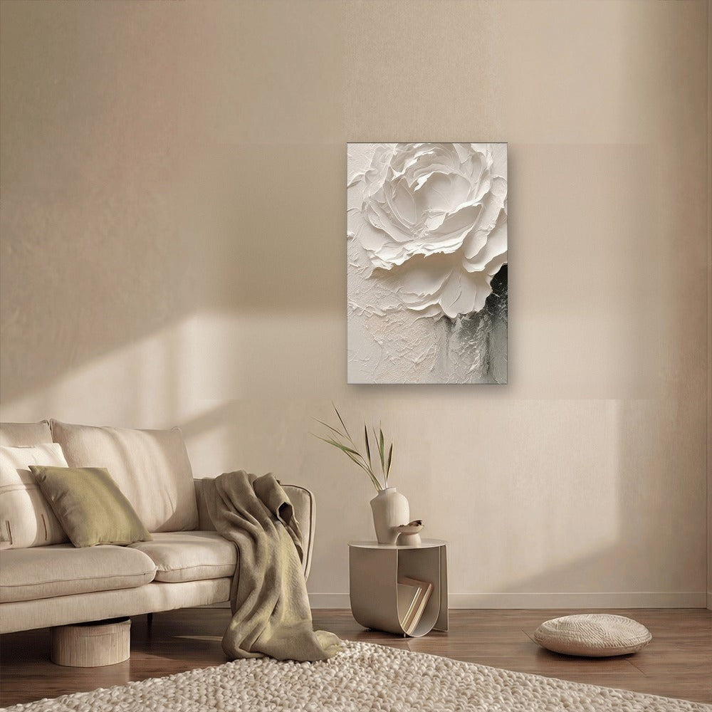 Rose Onyx canvas wall art in a living room – KingoDeco