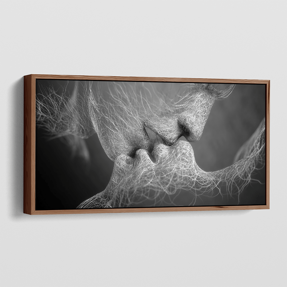 Lovers Left Alone canvas wall art – KingoDeco