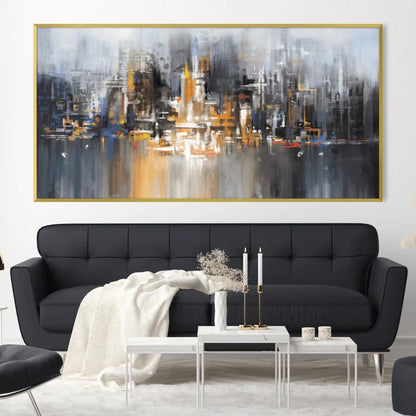 Millennium Cityscape canvas wall art – KingoDeco