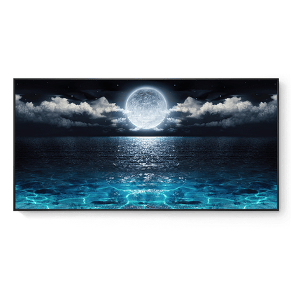Moon Rise canvas wall art – KingoDeco