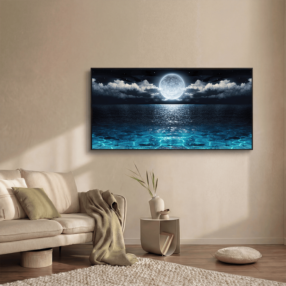 Moon Rise canvas wall art – KingoDeco