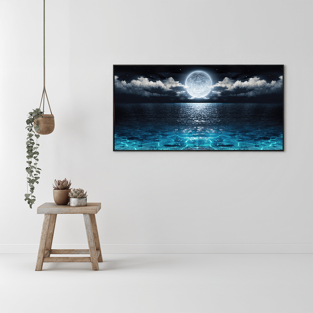 Moon Rise canvas wall art – KingoDeco