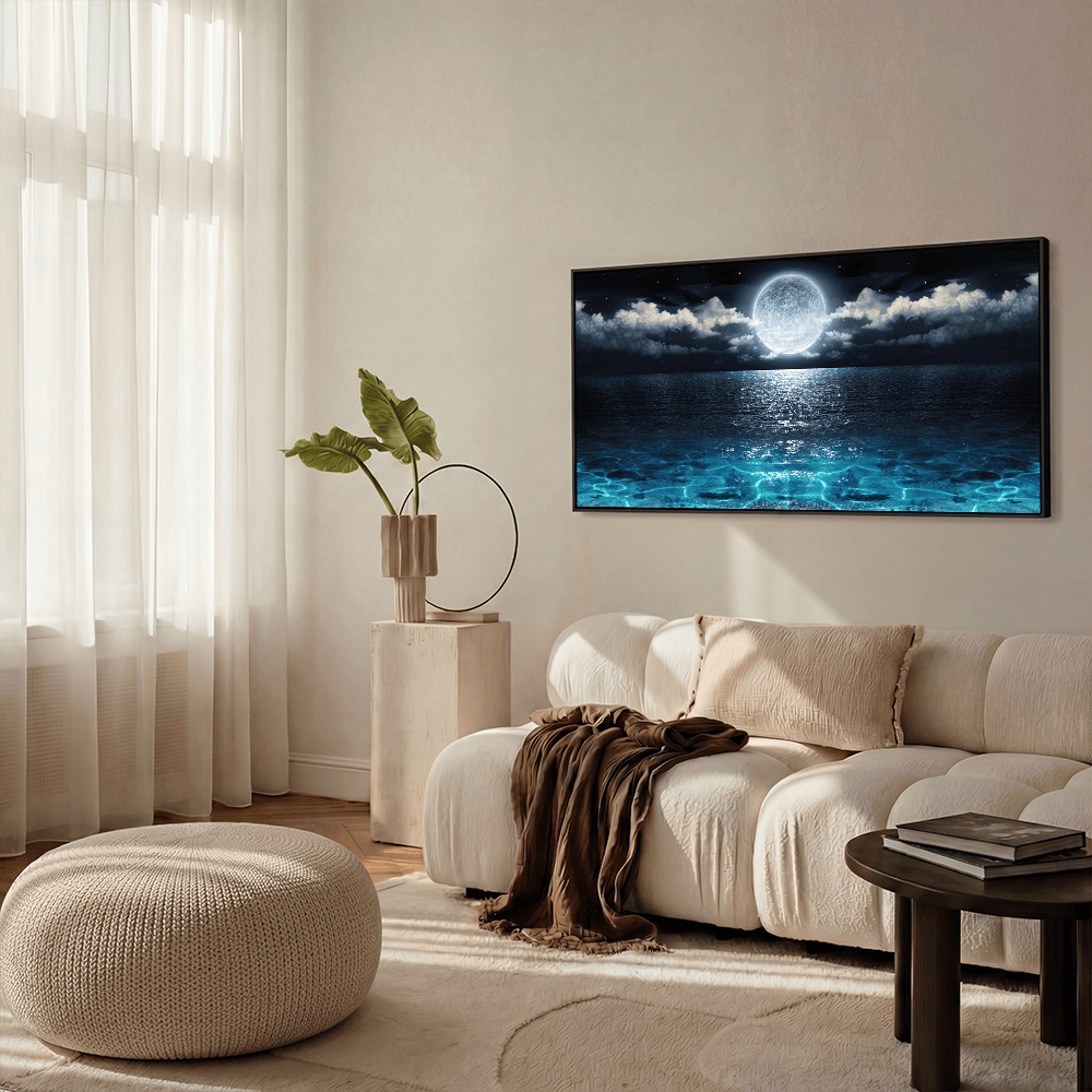 Moon Rise canvas wall art – KingoDeco