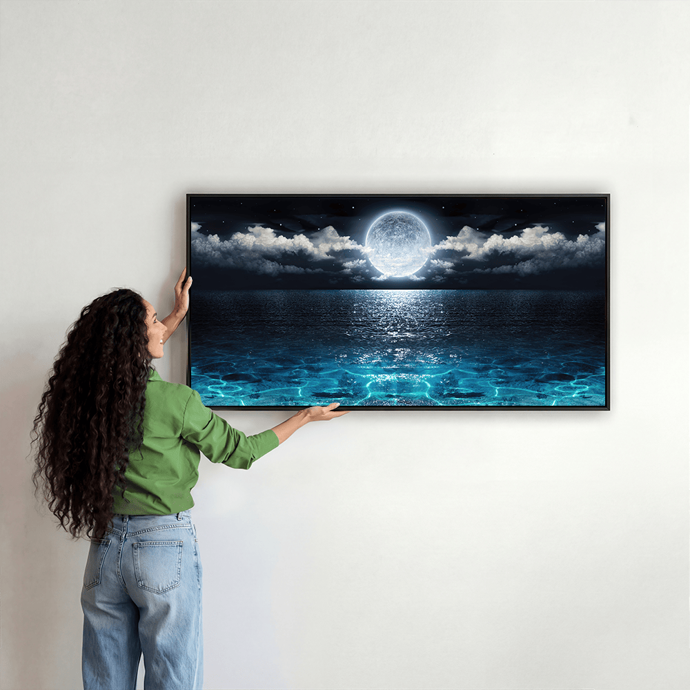 Moon Rise canvas wall art – KingoDeco