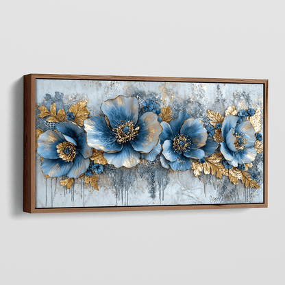 Mystic Blues canvas wall art – KingoDeco