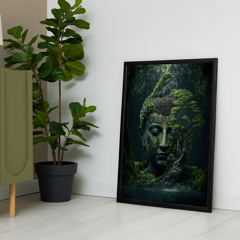 Nature & Buddha canvas wall art – KingoDeco