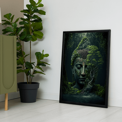 Nature & Buddha canvas wall art – KingoDeco