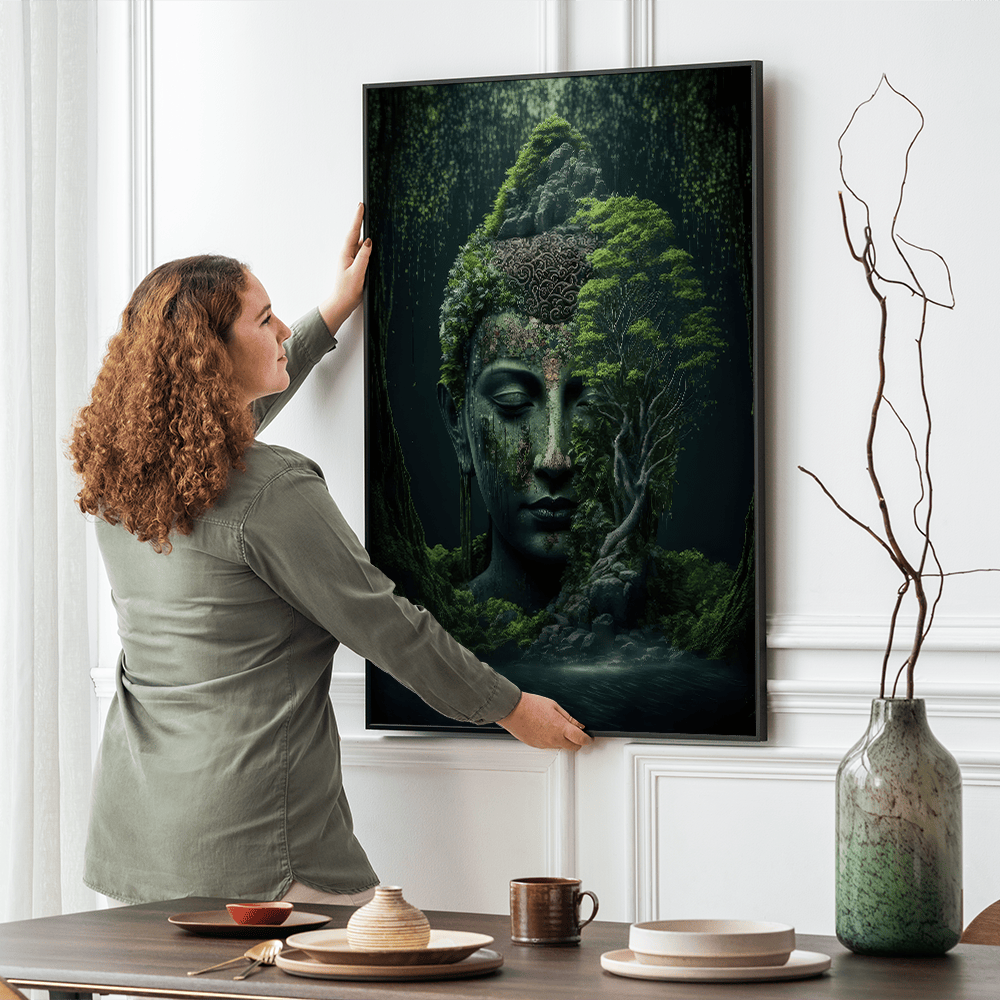 Nature & Buddha canvas wall art – KingoDeco