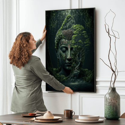Nature & Buddha canvas wall art – KingoDeco
