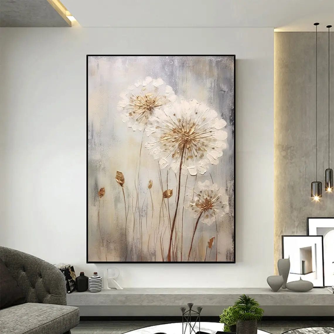 Elegant Dandelions canvas wall art – KingoDeco
