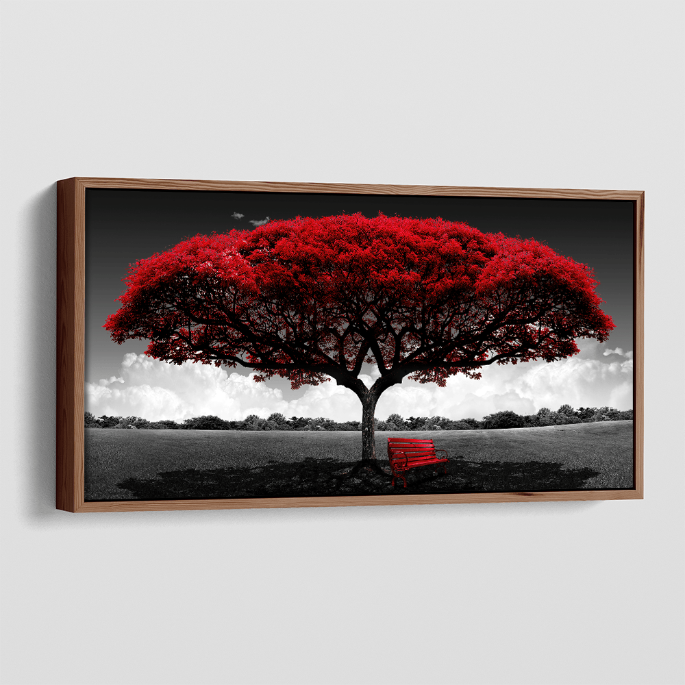 Red Tree canvas wall art – KingoDeco