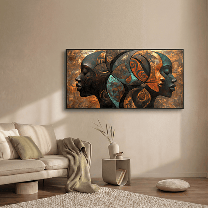 Reflections of Her canvas wall art – KingoDeco