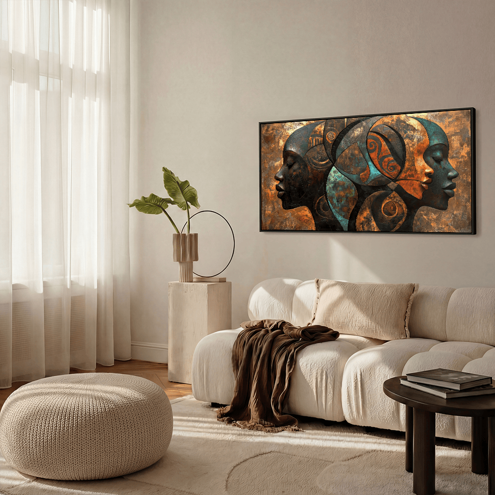 Reflections of Her canvas wall art – KingoDeco