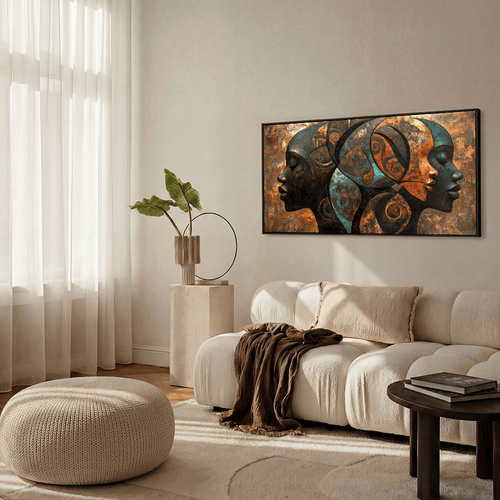 Reflections of Her canvas wall art – KingoDeco