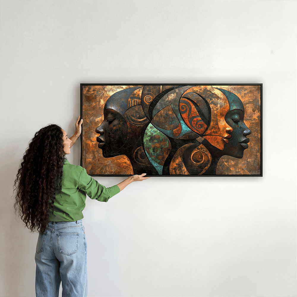 Reflections of Her canvas wall art – KingoDeco