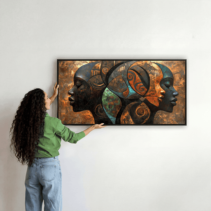 Reflections of Her canvas wall art – KingoDeco