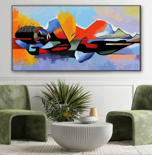 Reflection canvas wall art – KingoDeco