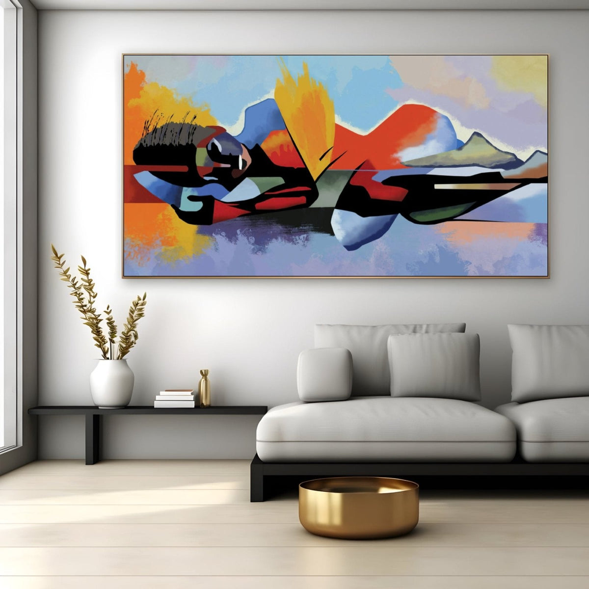 Reflection canvas wall art – KingoDeco
