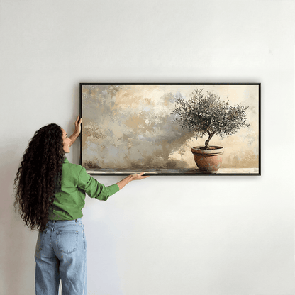 Rustic Shadow canvas wall art – KingoDeco