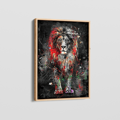The Fourth Lion canvas wall art – KingoDeco