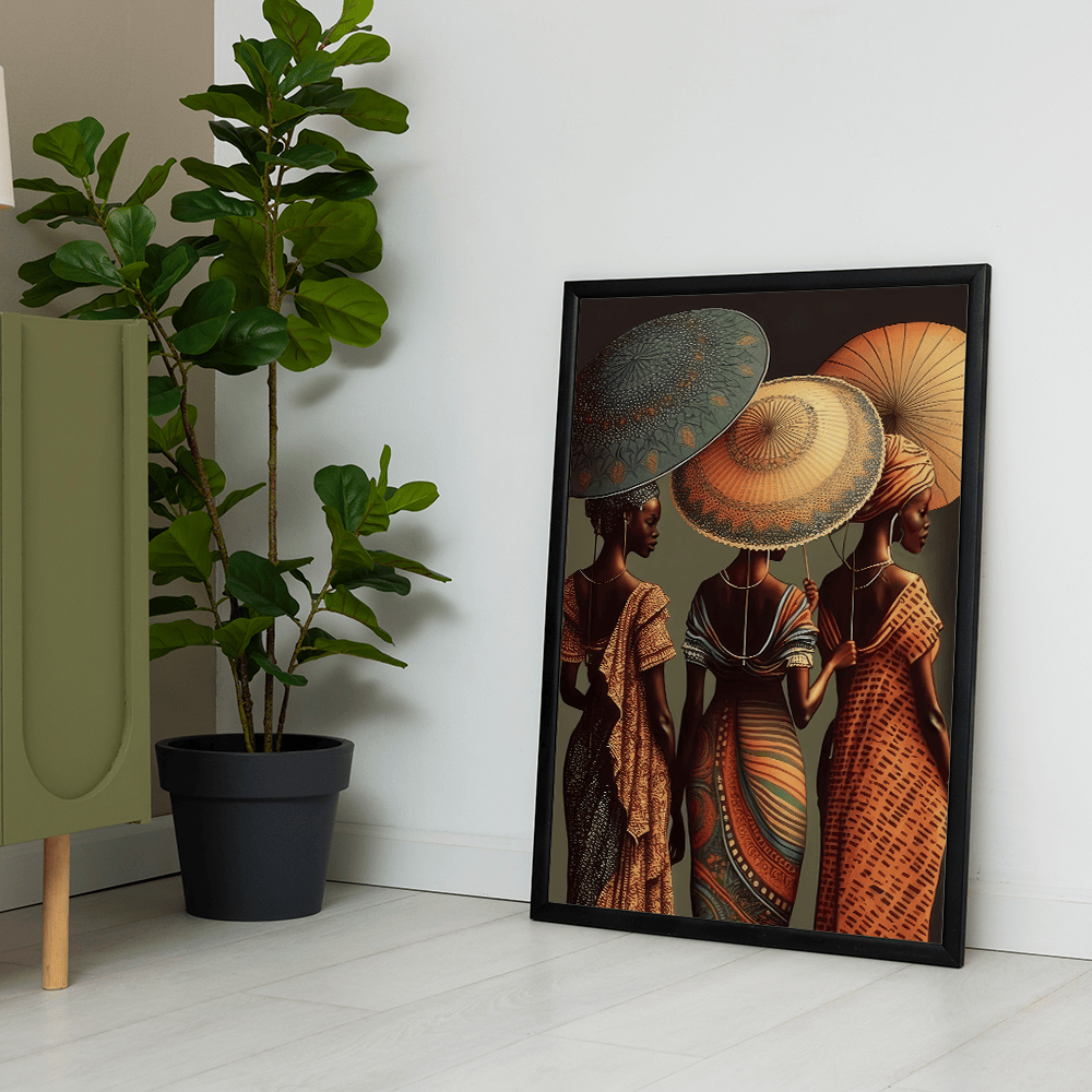 Tribal Shades canvas wall art – KingoDeco
