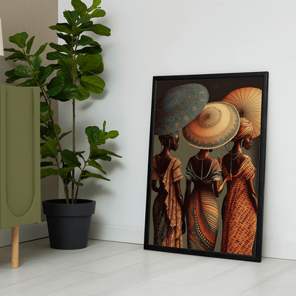 Tribal Shades canvas wall art – KingoDeco