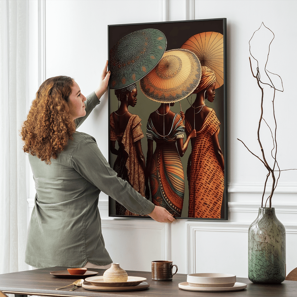 Tribal Shades canvas wall art – KingoDeco