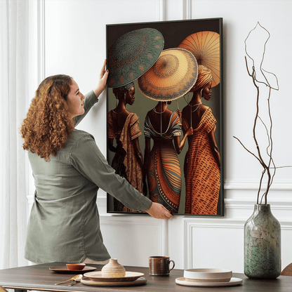 Tribal Shades canvas wall art – KingoDeco
