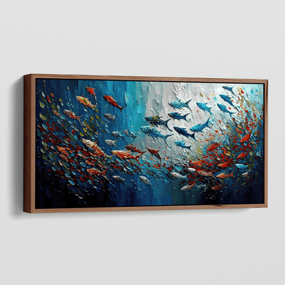 Under the Water canvas wall art – KingoDeco
